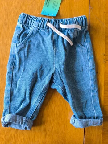 307849 jeans bleu garçon 6 mois kiabi