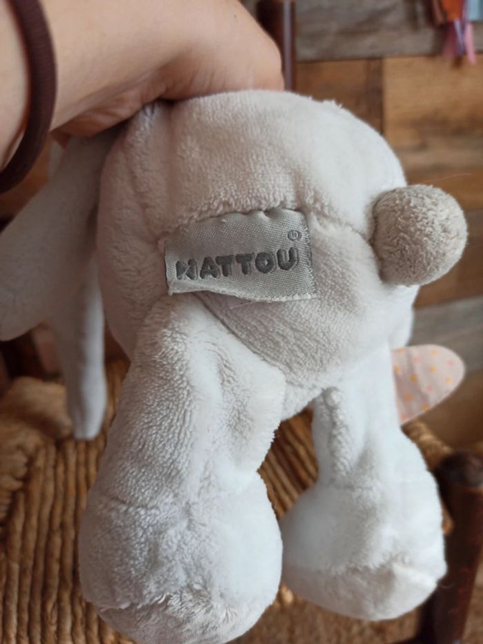 peluche lapin Mia nattou be - photo numéro 3