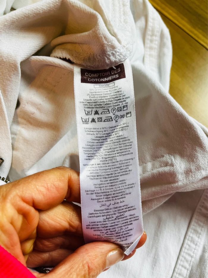 Pantalon blanc comptoir des cotonniers - photo numéro 7