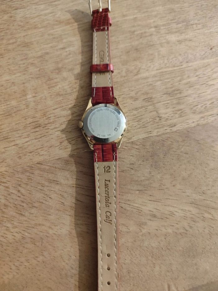 Montre Quartz Vintage Zenith boitier plaqué or - photo numéro 5