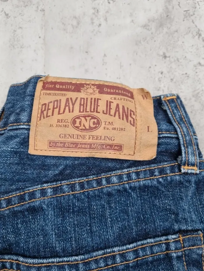 Jean Replay Blue Jeans – Taille 32 FR Homme (mesures en photos) - photo numéro 10