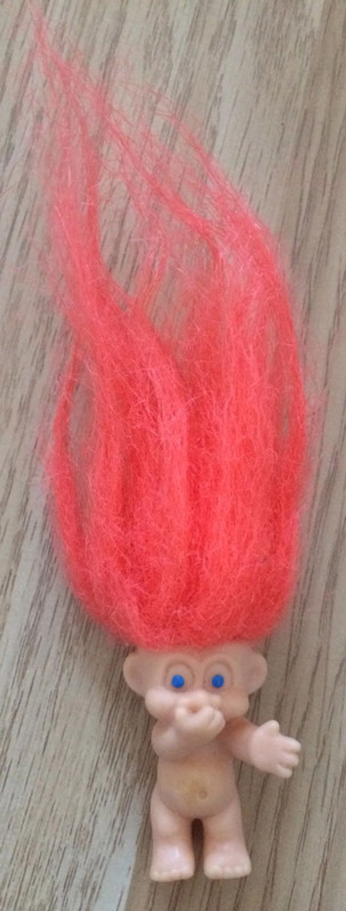 Vintage Troll cheveux orange - photo numéro 1