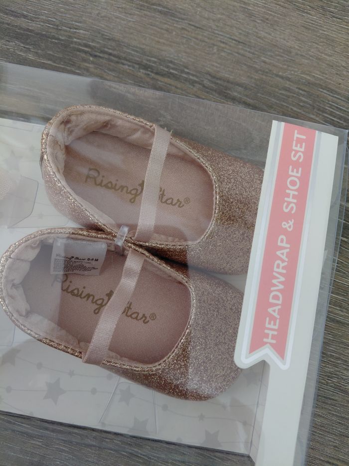 Rising Star - coffret ballerines dorées et bandeau cheveux - photo numéro 3