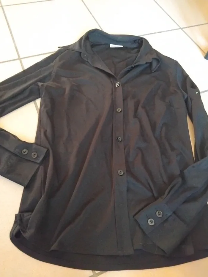 Chemise noir femme