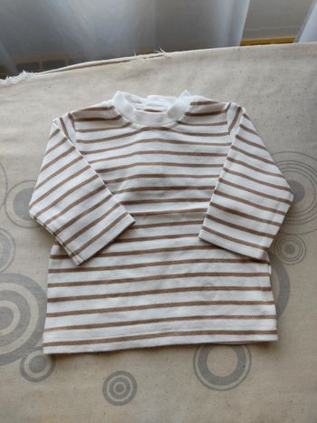 Tee-shirt manches longues 1 mois