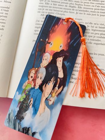 marque page Ghibli le château ambulant 