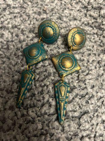 Boucles d’oreilles années 1980