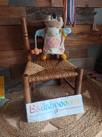 Doudou marionnette vache doudou et compagnie tbe