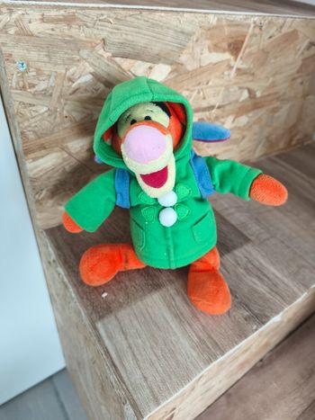 Peluche Tigrou sac à dos bourriquet
