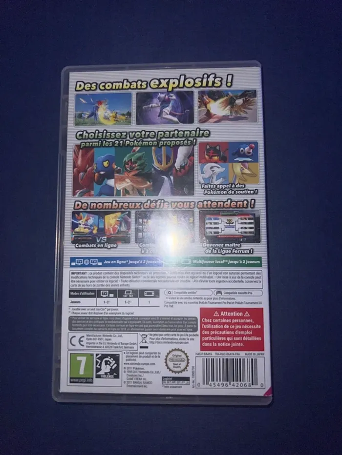 Jeux switch Pokémon tournament Dx - photo numéro 2