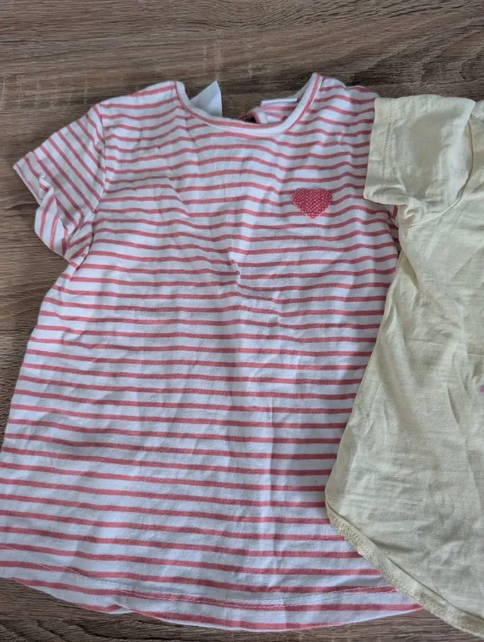 Lot 2 t shirt Zara - photo numéro 3