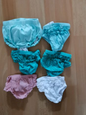Lot 6 culottes 3 mois