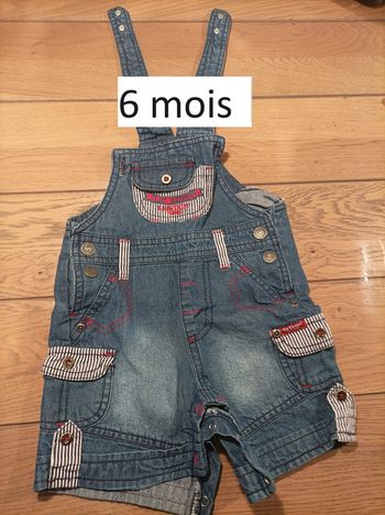 Lot n°122 Salopette short Lee cooper 6 mois