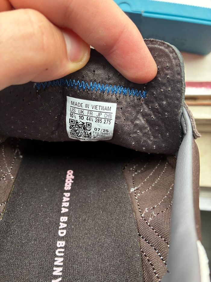 Adidas x Bad Bunny Adizero SL 72 Brown/Clear Pink/Hazy Rose - Taille 44 2/3 - Neuves - photo numéro 8