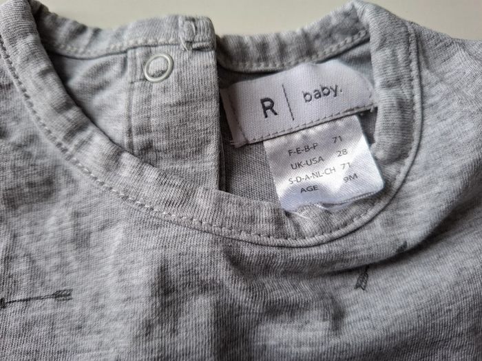 Lot de 2 T-shirt La redoute Baby taille 9 mois - photo numéro 3