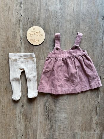 Robe salopette rose