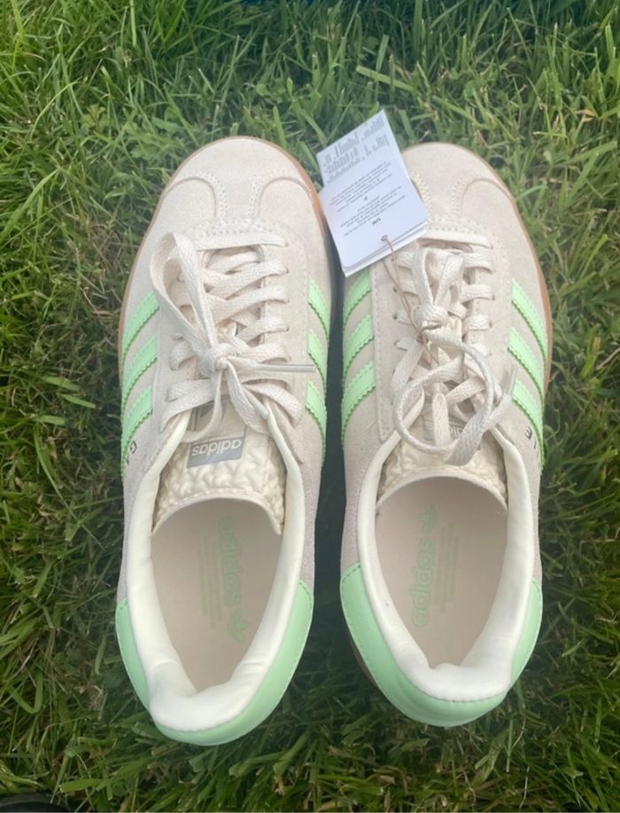 Adidas Gazelle Semi Green Spark Cream White - 37 1/3 - photo numéro 6