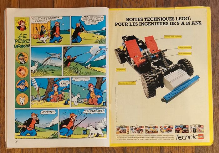 Ancien journal de mickey avec poster géant Les Aristochats 1982 N°1584 vintage - photo numéro 18