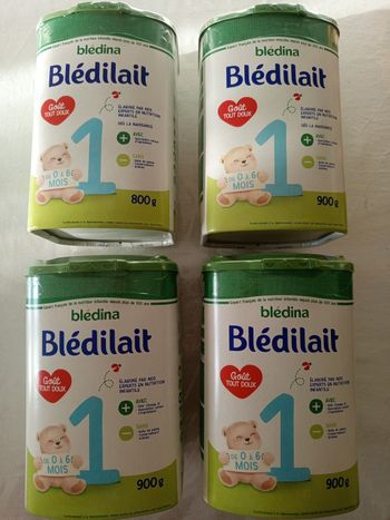 4 boîte de lait bledilait 1 ère age a 40€