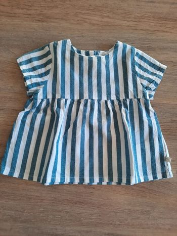 Robe courte/ tunique fille Cadet Rousselle 6 mois