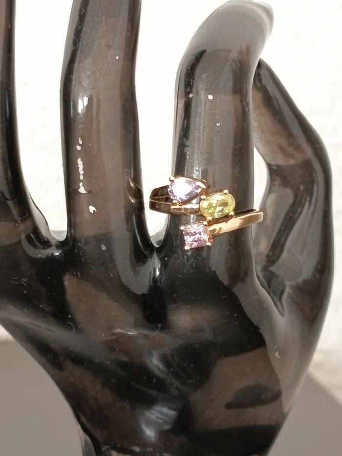 Bague plaqué or. - photo numéro 8