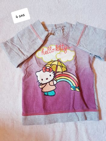 Sweat hello kitty 4 ans