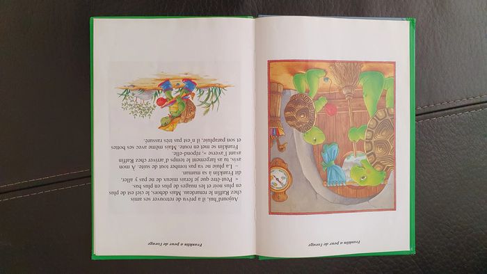 Livre " Franklin a peur de l'orage " , collection la bibliothèque Hachette des Petits. - photo numéro 8