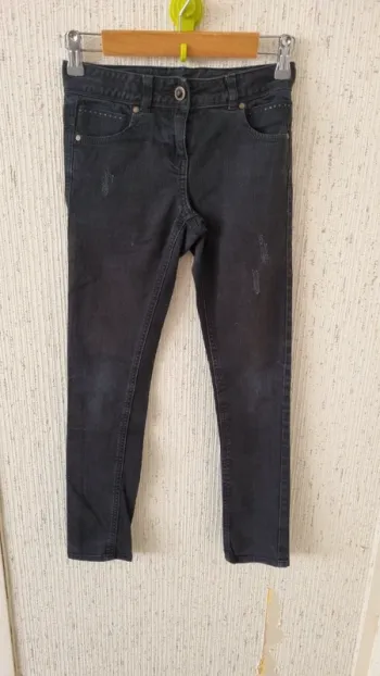 Jeans réglable noie taille 12 ans