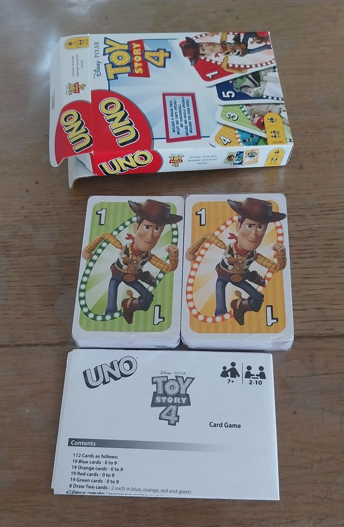 Uno toy story 4 neuf - photo numéro 3
