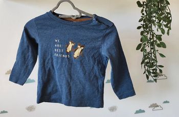 T-shirt manches longues 80 cm