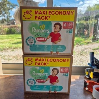 Couche taille 6 Pampers Harmonie taille 6 : 120 couches pants