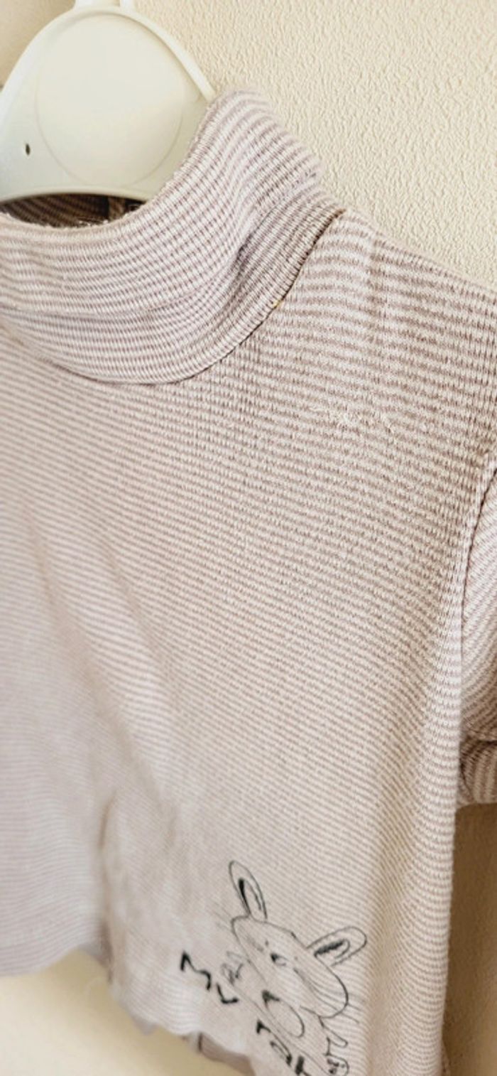 Col roulé beige Kitchoun 12 mois - photo numéro 3