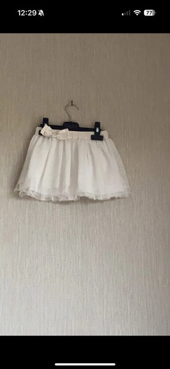Jupe blanche 4 ans tao