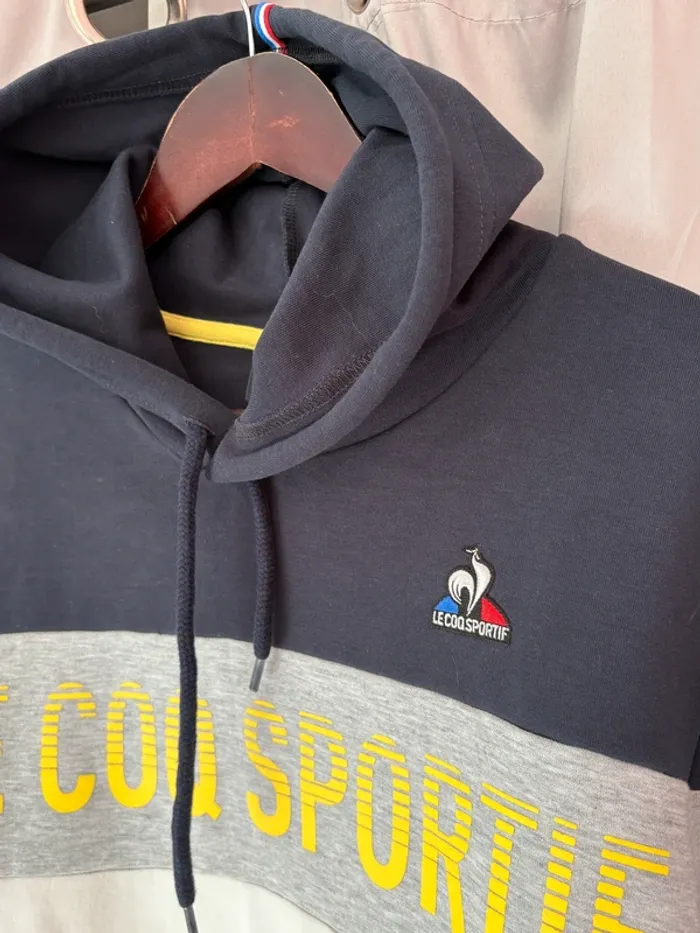 Sweat à Capuche le Coq Sportif L - photo numéro 4