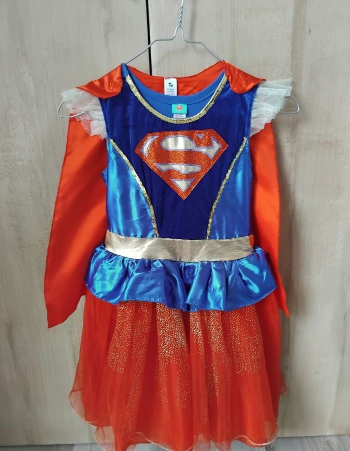 Déguisement Super Woman Robe Cape 9 - 10 ans Wonder Woman Marvel 🦸‍♀️