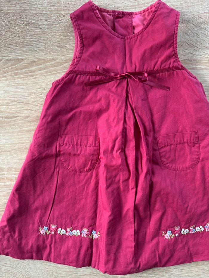 Robe fushia Jacadi 12 mois TBE - photo numéro 2