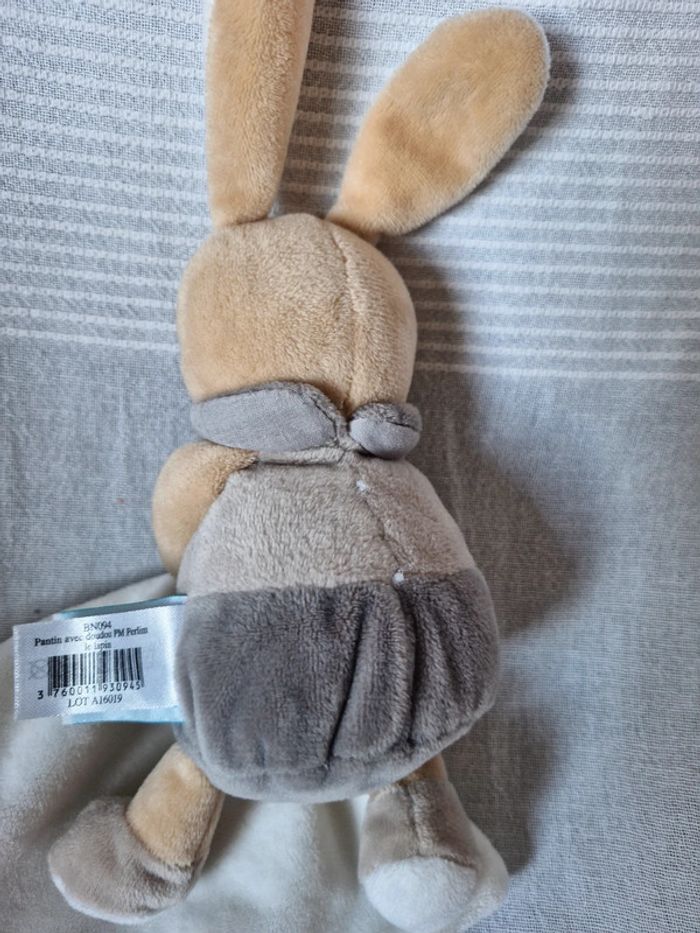 Doudou lapin pantin Pm perlim Babynat - photo numéro 6