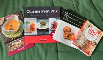 Lot de 4 livres de cuisine