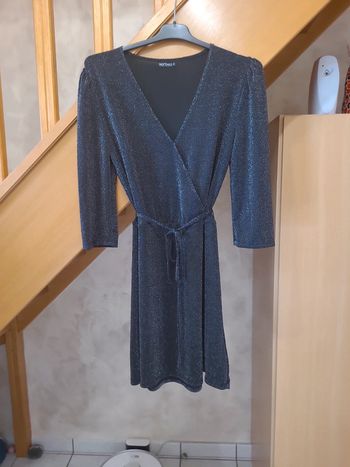 Robe noire pailleté brillant In Extenso