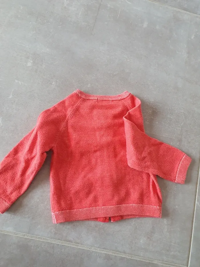 Veste zippée gilet IKKS 12 mois - photo numéro 5