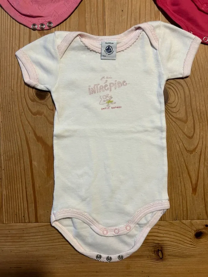 Body manches courtes petit bateau 3 mois - photo numéro 2