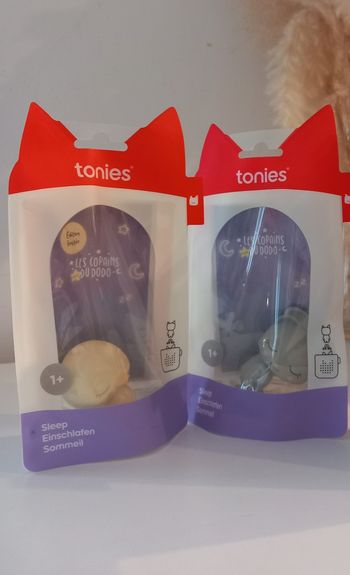 Figurines tonies lapin et canard les copains du dodo 