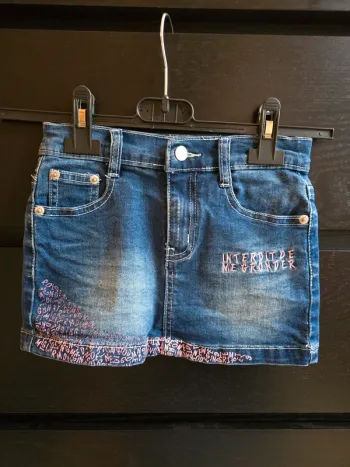 jupe en jeans Interdit de me gronder