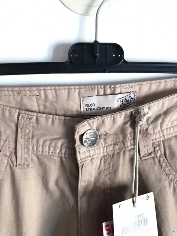 Pantalon léger beige homme Rica Lewis taille 42 neuf avec étiquettes - photo numéro 4