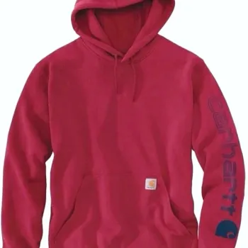 Carhartt Sweat À Capuche Homme avec Logo sur la Manche Neuf