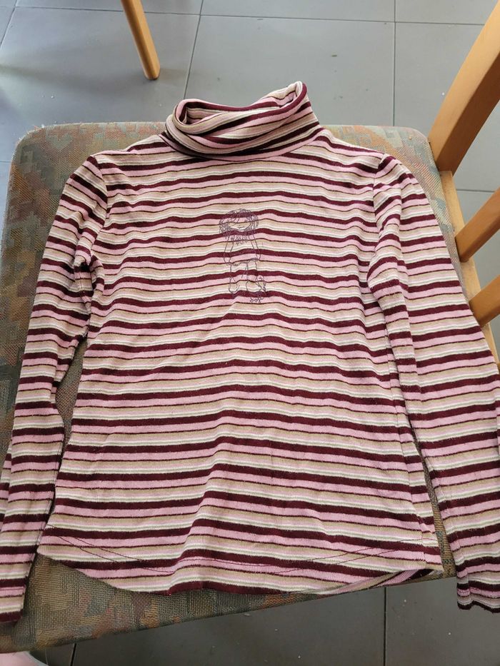 Pull col roule taille 6 ans milkshake