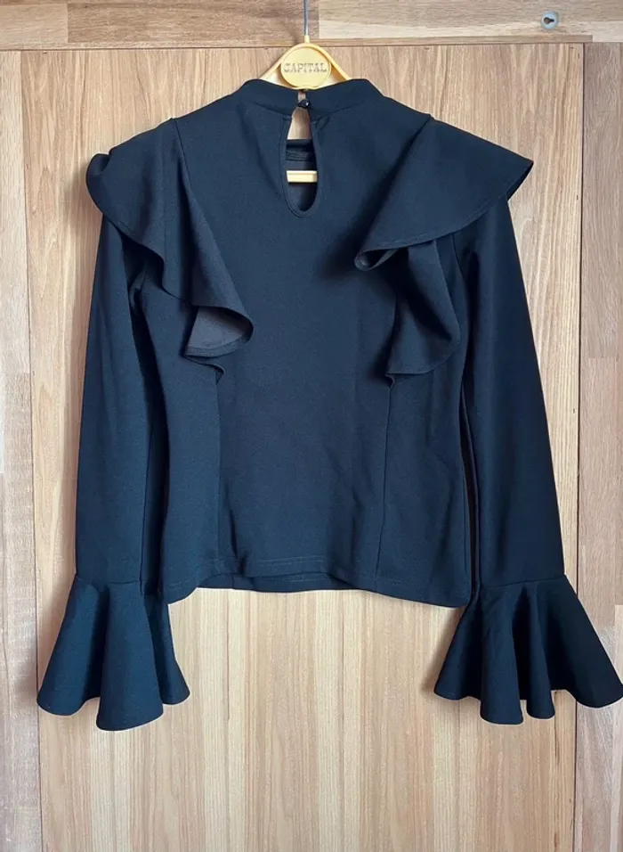 Blouse noire T36 Neuve 🖤 - photo numéro 5