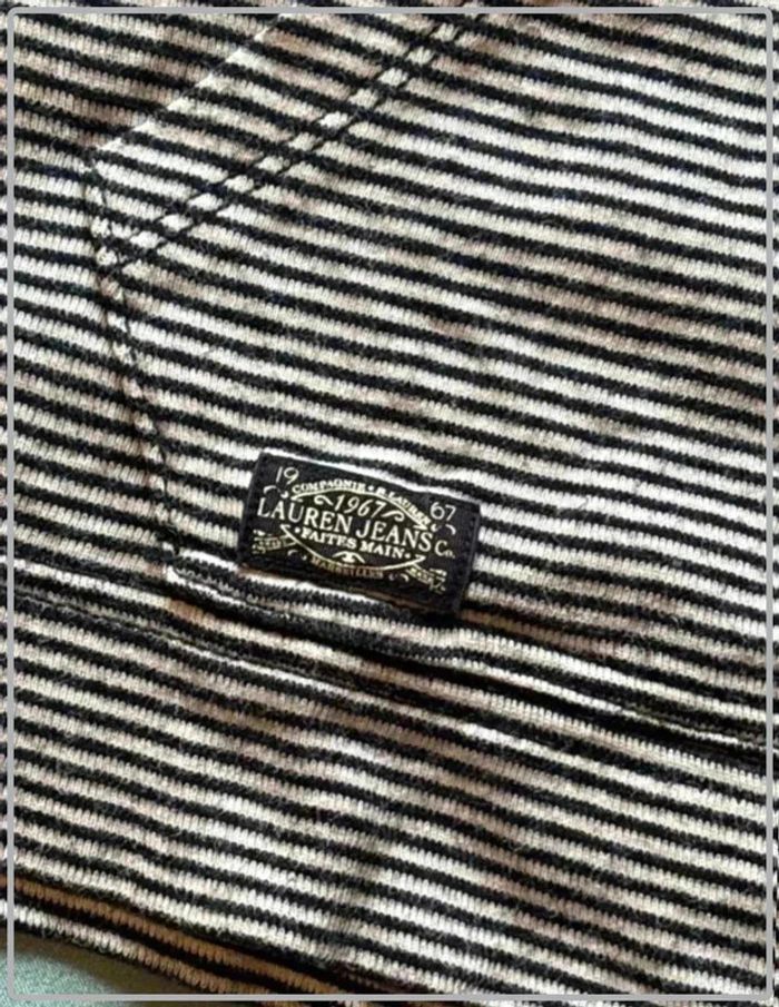 Pull marinière à capuche Ralph Lauren taille s/36 - photo numéro 5