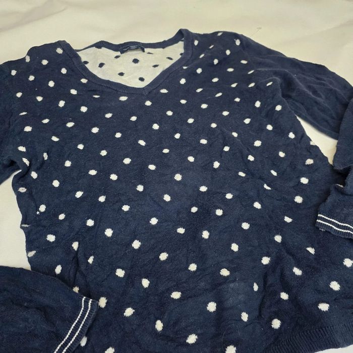 Pull Col v à point tommy hilfiger - photo numéro 3