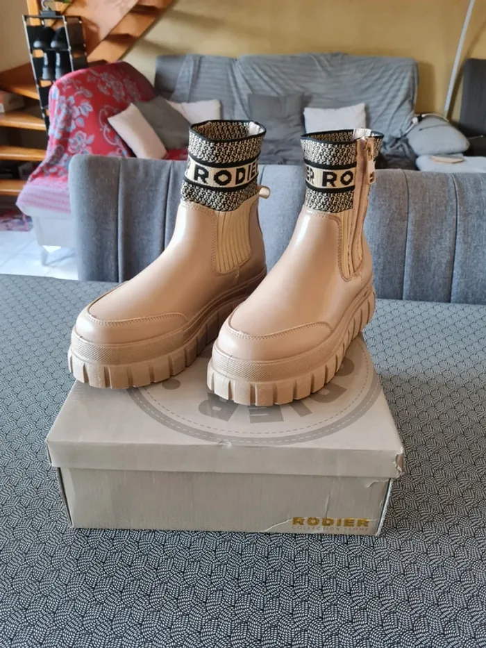 Bottines taupe rodier